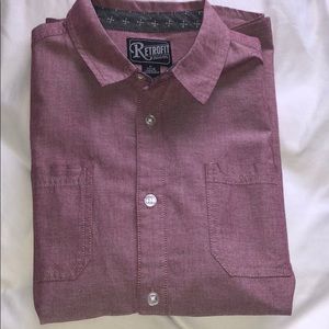 Retrofit button down shirt